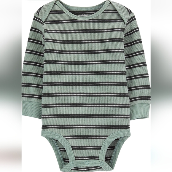 simple joy unisex babies long Sleeves Thermal Bodysuits bundle of 4 preowned - Picture 2 of 5